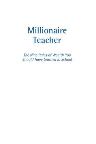 Millionaire Teacher cover