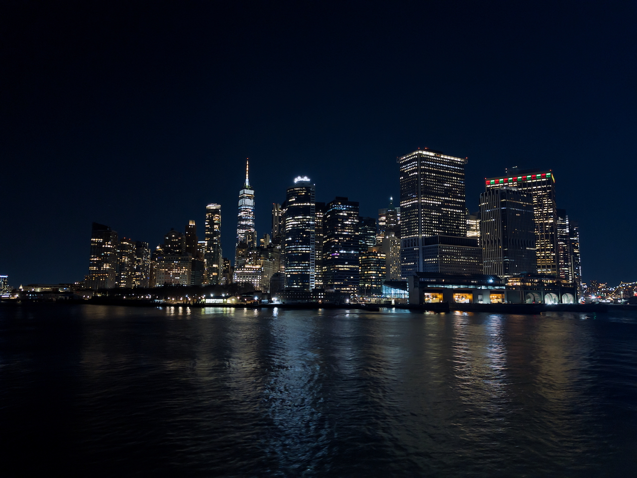 NYC holiday lights December 24