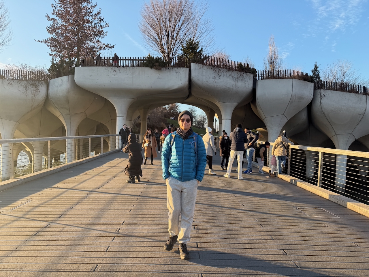 NYC Central Park on Christmas Day