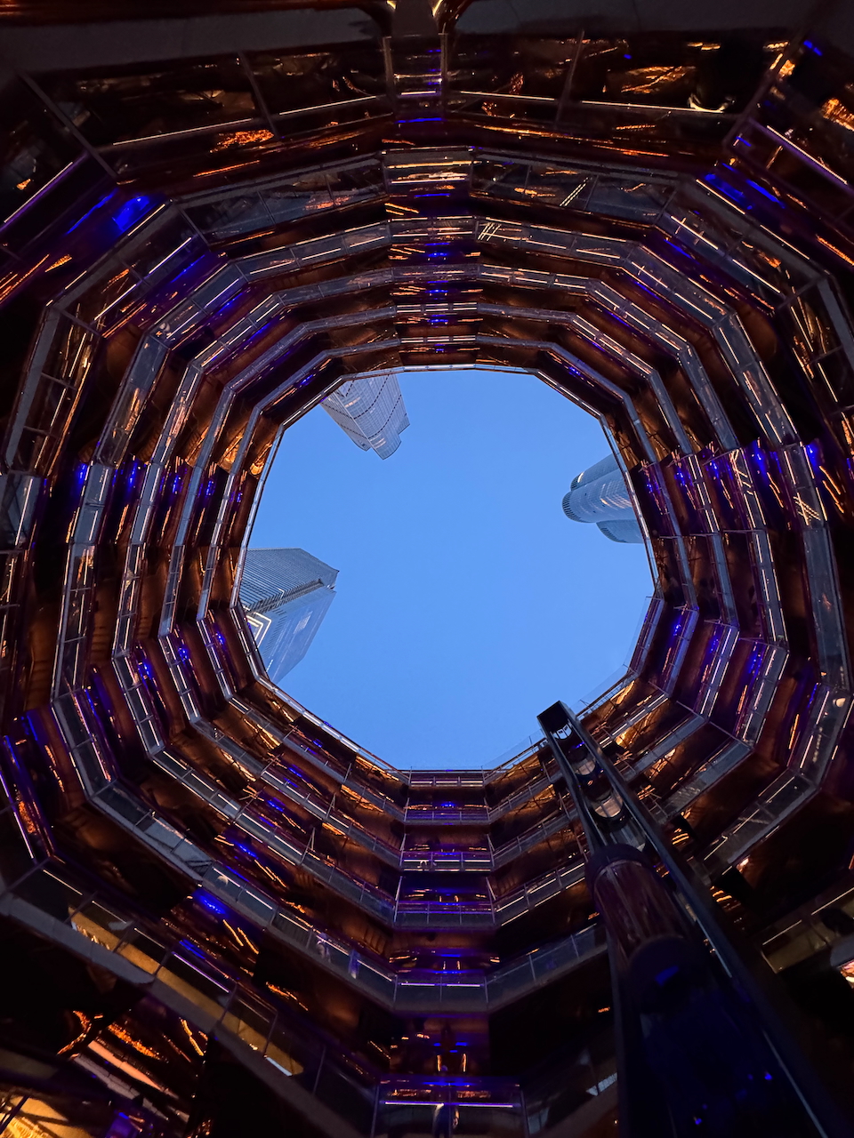 NYC Rockefeller Center rink evening